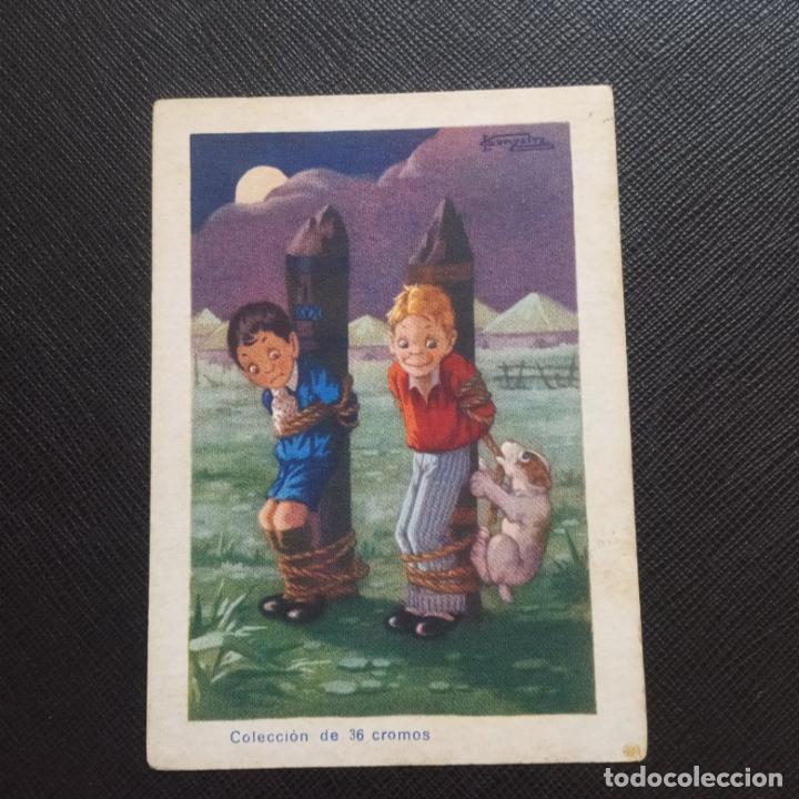 Sammeln alte Sammelbilder: AVENTURAS EXTRAORDINARIAS DE CA&Ntilde;ETE CLORATO Y SU FIEL PUM CHOCOLATES AMATLLER - CC4 - SB4 - 19