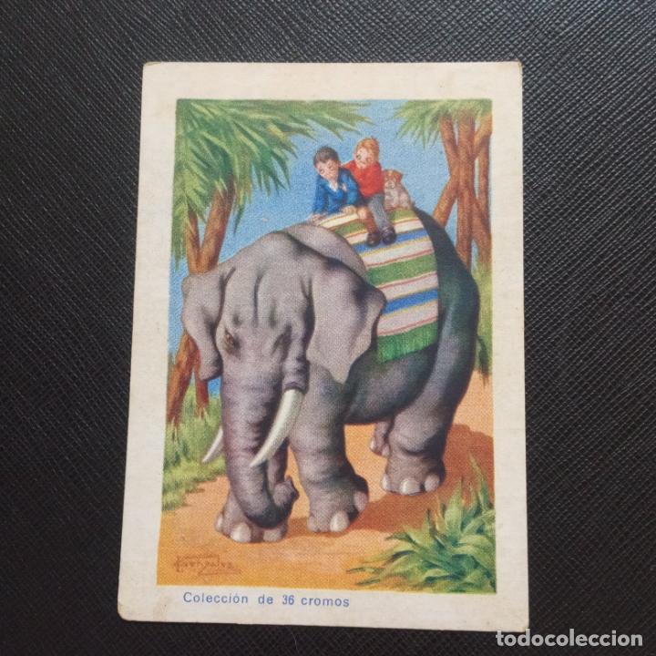 Sammeln alte Sammelbilder: AVENTURAS EXTRAORDINARIAS DE CA&Ntilde;ETE CLORATO Y SU FIEL PUM CHOCOLATES AMATLLER - CC4 - SB4 - 17