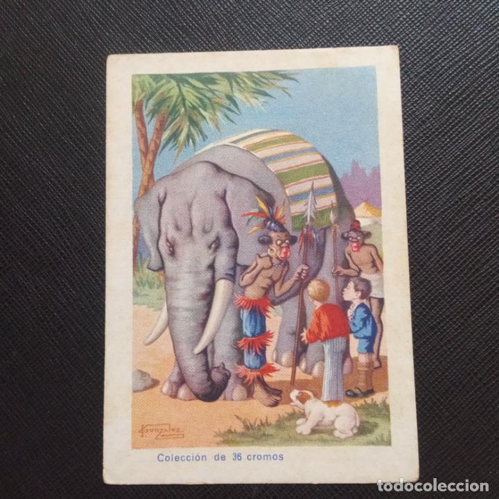 Sammeln alte Sammelbilder: AVENTURAS EXTRAORDINARIAS DE CA&Ntilde;ETE CLORATO Y SU FIEL PUM CHOCOLATES AMATLLER - CC4 - SB4 - 16