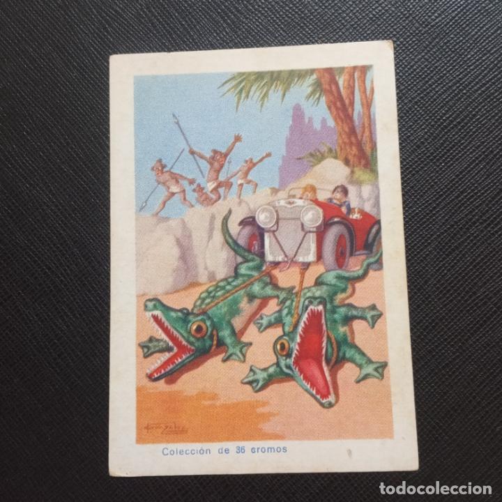 Sammeln alte Sammelbilder: AVENTURAS EXTRAORDINARIAS DE CA&Ntilde;ETE CLORATO Y SU FIEL PUM CHOCOLATES AMATLLER - CC4 - SB4 - 15