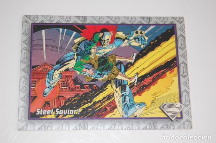 Coleccionismo cromos antiguos: CROMO , THE RETURN OF SUPERMAN DE DC. &rdquo; STEEL SAVIOR &rdquo;A&Ntilde;O 1993. VER FOTOS.