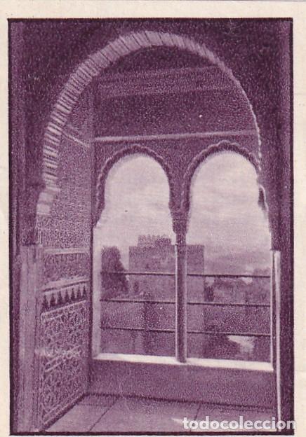 Coleccionismo Cromos antiguos: 2&ordm; Album Gallina Blanca / Serie 87 Ventanales - N&uacute;mero 1 Granada Alhambra - Torre de la Cautiva