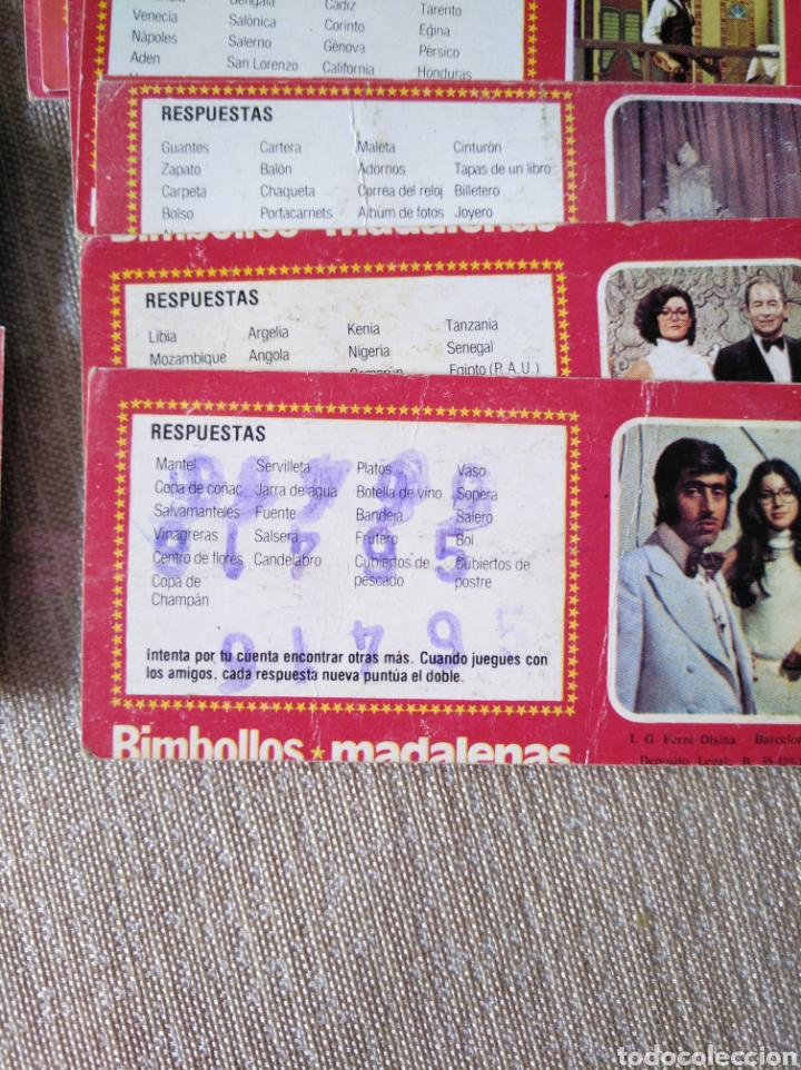 Coleccionismo cromos antiguos: CROMOS TARJETAS DEL UN DOS TRES. BIMBO - Foto 3