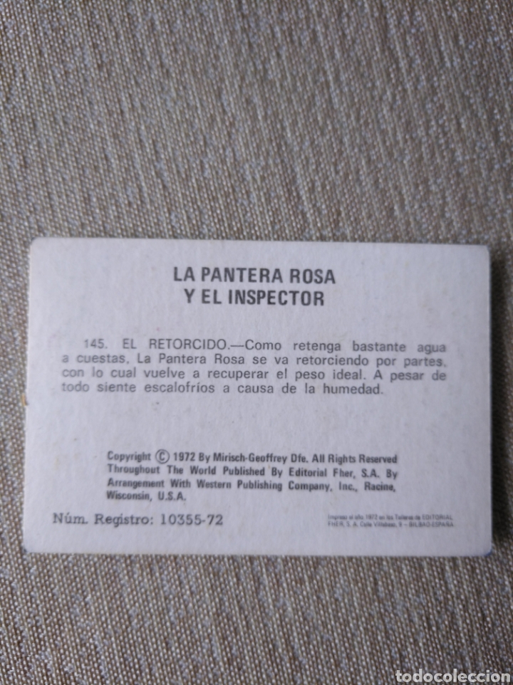 Coleccionismo cromos antiguos: CROMOS LA PANTERA ROSA Y EL INSPECTOR. 1972 - Foto 4