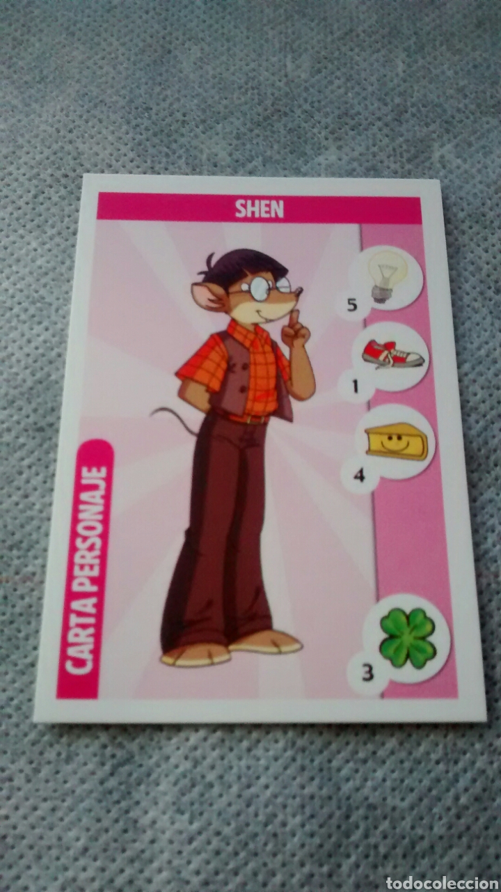 Coleccionismo cromos antiguos: GERONIMO STILTON. MISION SUPERRATONICA: SHEN - Foto 1