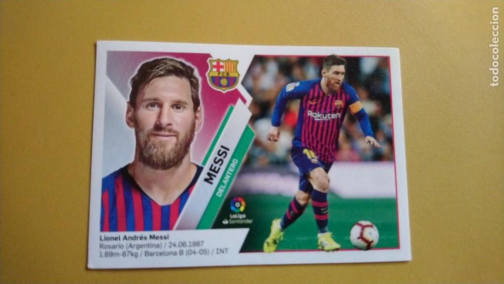 Coleccionismo cromos antiguos: messi, liga 2019 20. - Foto 1