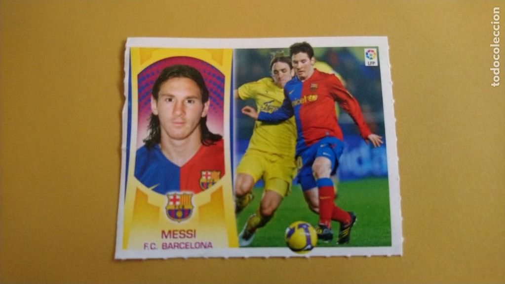 Coleccionismo cromos antiguos: messi, liga 2009 10. - Foto 1