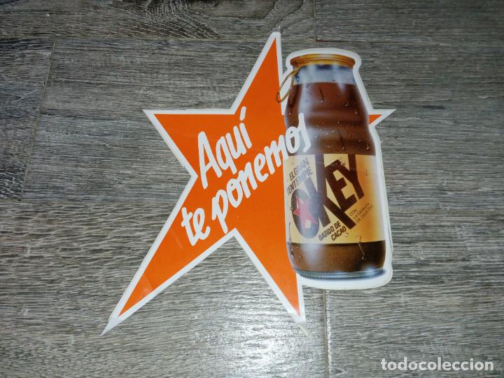 Sammeln alte Sammelbilder: Pegatina promocional batidos Okey cacao