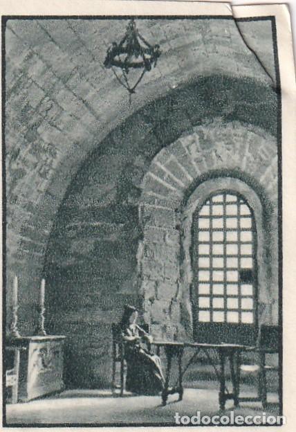 Coleccionismo Cromos antiguos: 2&ordm; Album Gallina Blanca / Serie 30 Real Monasterio de Poblet - N&uacute;mero 8 Sacrist&iacute;a Vieja Estilo ro...