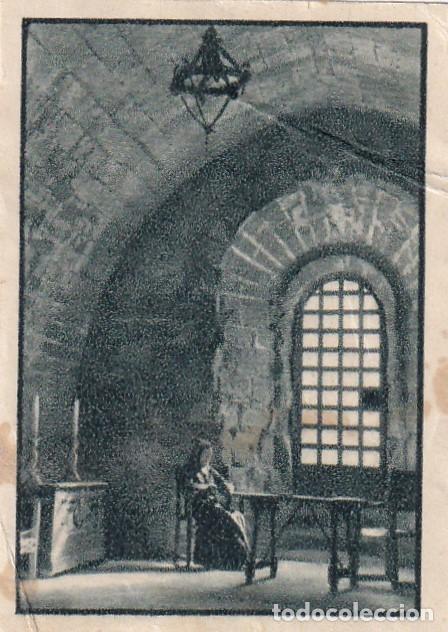 Coleccionismo Cromos antiguos: 2&ordm; Album Gallina Blanca / Serie 30 Real Monasterio de Poblet - N&uacute;mero 8 Sacrist&iacute;a Vieja Estilo ro...