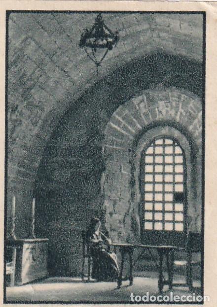 Coleccionismo Cromos antiguos: 2&ordm; Album Gallina Blanca / Serie 30 Real Monasterio de Poblet - N&uacute;mero 8 Sacrist&iacute;a Vieja Estilo ro...