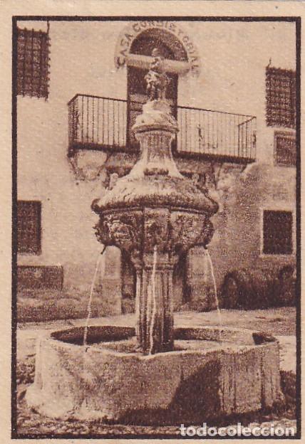 Coleccionismo Cromos antiguos: 2&ordm; Album Gallina Blanca / Serie 4 Pozos y fuentes - N&uacute;mero 4 Viver - Fuente p&uacute;blica estilo barroco..