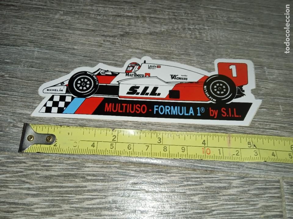 Coleccionismo cromos antiguos: pegatina formula 1 marlboro - Foto 2