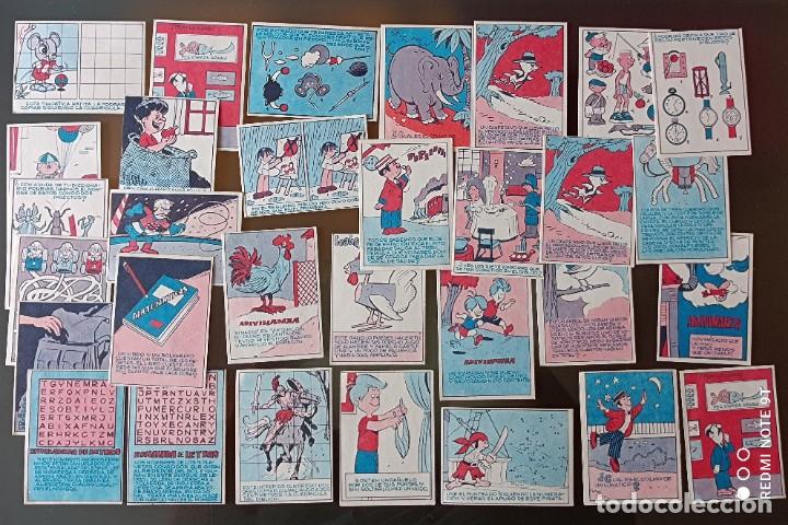 Coleccionismo Cromos antiguos: LOTE DE CROMOS PASATIEMPOS ADIVINANZAS - DIFUSORA DE CULTURA