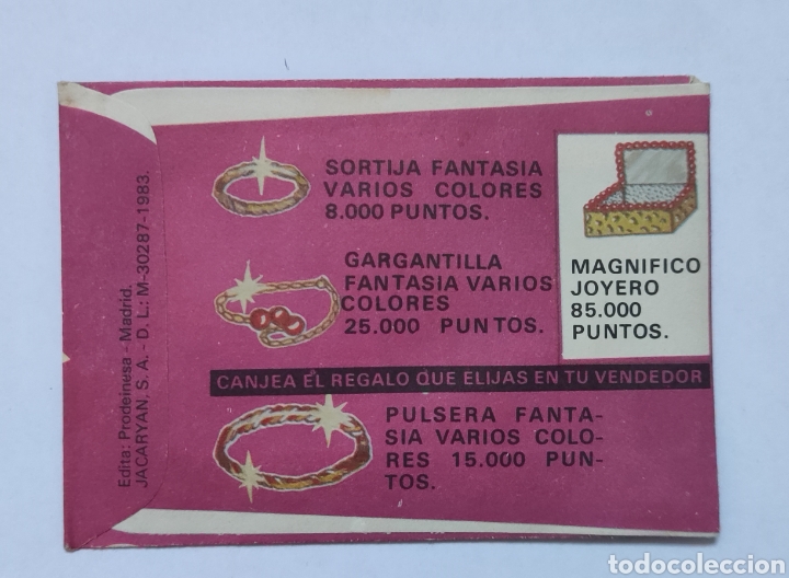 Coleccionismo cromos antiguos: Sobre de cromos sin abrir MIS JOYAS - Foto 2