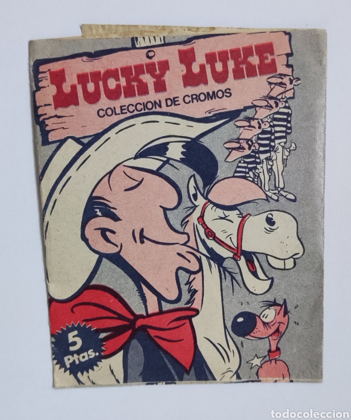 Coleccionismo cromos antiguos: Sobre de cromos sin abrir LUCKY LUKE - Foto 1