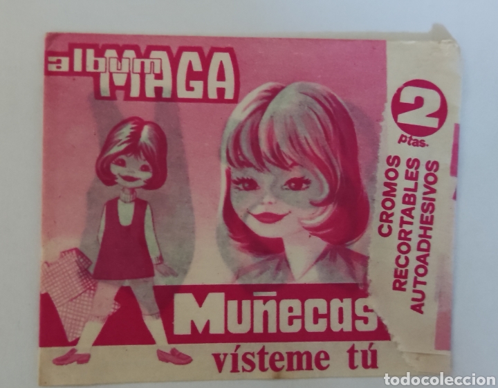 Coleccionismo cromos antiguos: Sobre de cromos sin abrir MU&Ntilde;ECAS VISTEME TU