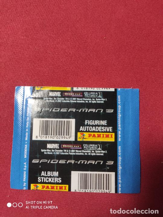 Coleccionismo cromos antiguos: sobre sin abrir spider-man 3 - Foto 2