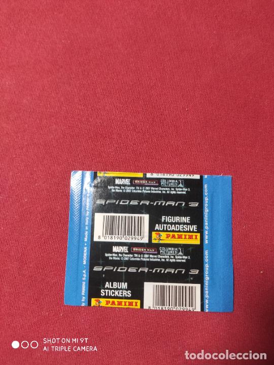Coleccionismo cromos antiguos: sobre sin abrir spider-man 3 - Foto 3