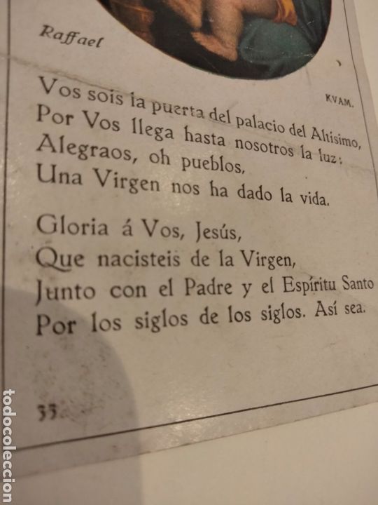 Coleccionismo cromos antiguos: Cromo religioso, n&uacute;mero 33 - Foto 3