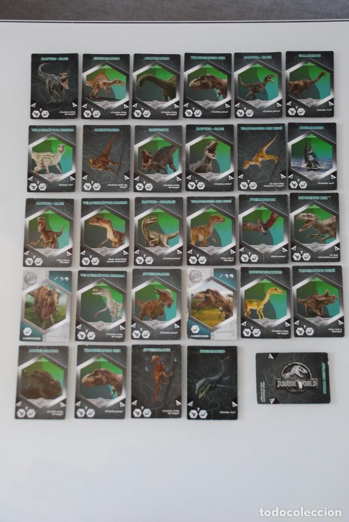 Coleccionismo cromos antiguos: CARTAS DINOSAURIOS JURASSIC WORLD - Foto 1