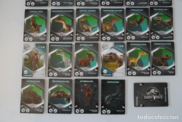 Coleccionismo cromos antiguos: CARTAS DINOSAURIOS JURASSIC WORLD - Foto 3