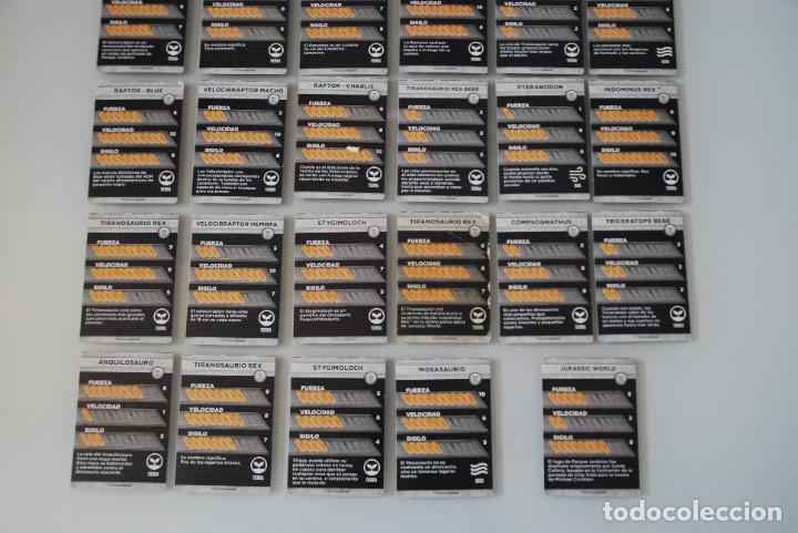 Coleccionismo cromos antiguos: CARTAS DINOSAURIOS JURASSIC WORLD - Foto 6