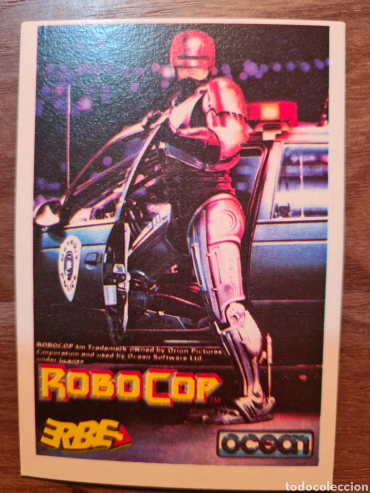Coleccionismo Cromos antiguos: CROMO MIX 92 . SIN PEGAR videojuego n&ordm; 208 ROBOCOP