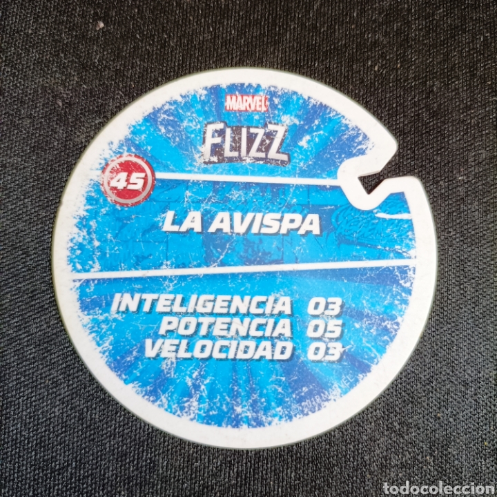 Coleccionismo cromos antiguos: (PDX.1) TAZO FLIZZ. MARVEL. N&deg;45 LA AVISPA - Foto 2