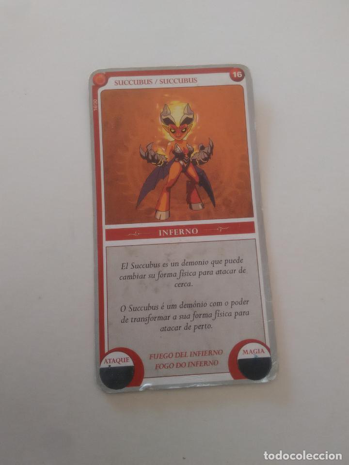 Coleccionismo Cromos antiguos: N&ordm; 16 SUCCUBUS INFERNO - CROMO CARTA CARD MIGHT & MAGIC CLASH OF HEROES UBISOFT A&Ntilde;O 2010