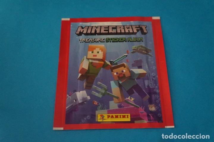 Coleccionismo cromos antiguos: SOBRE DE CROMOS SIN ABRIR DE MINECRAFT DE PANINI - Foto 1