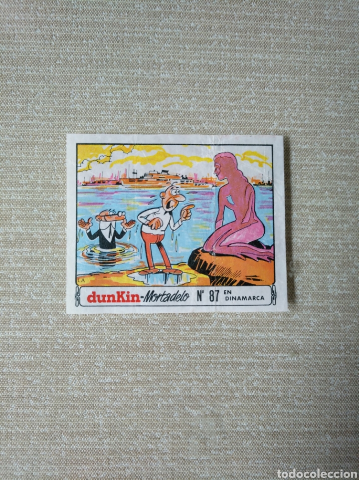 Coleccionismo cromos antiguos: CROMO DUNKIN MORTADELO N&Uacute;MERO 87 - Foto 1
