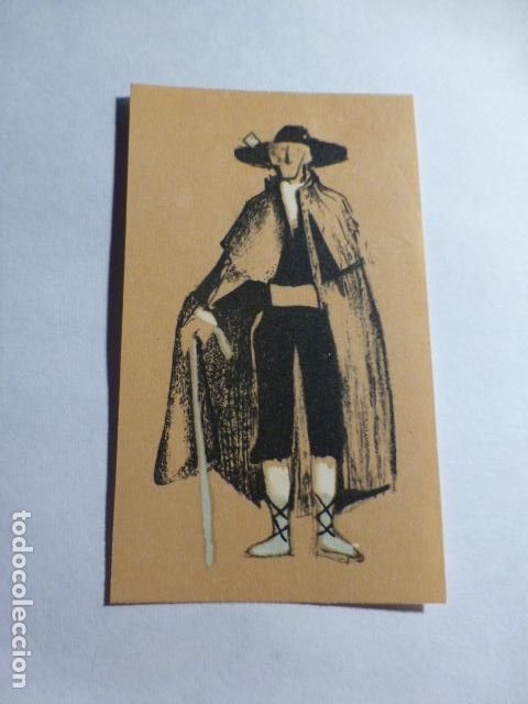 Coleccionismo Cromos antiguos: AVILA HOMBRE EN TRAJE TIPICO ANTIGUO CROMO
