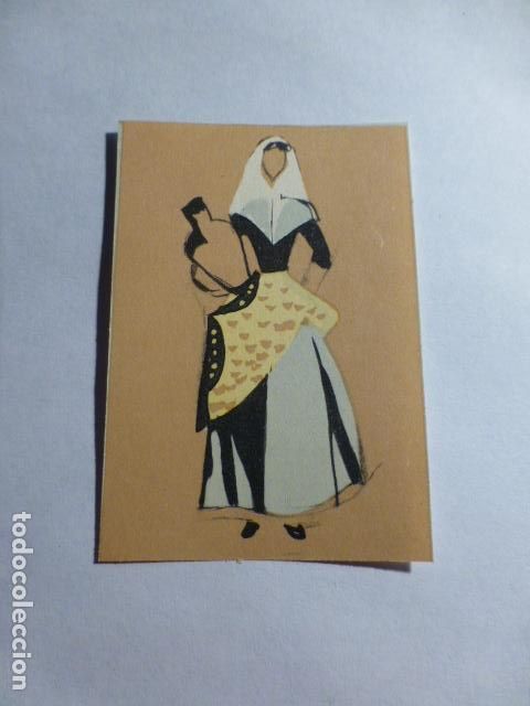 Coleccionismo cromos antiguos: IBIZA MUJER EN TRAJE TIPICO ANTIGUO CROMO