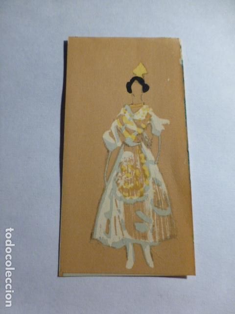 Coleccionismo Cromos antiguos: VALENCIA MUJER EN TRAJE TIPICO ANTIGUO CROMO