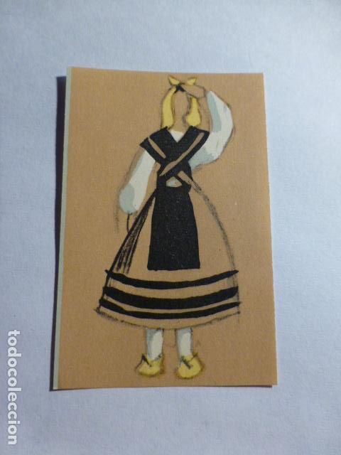 Coleccionismo cromos antiguos: GALICIA MUJER GALLEGA EN TRAJE TIPICO ANTIGUO CROMO