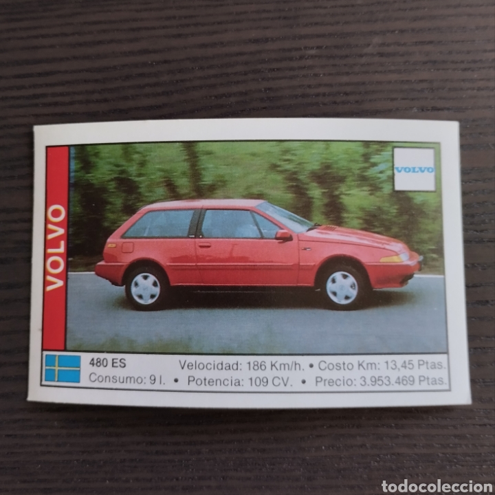Coleccionismo cromos antiguos: Volvo 480 ES. N&ordm; 178 Coches 89. Cusco - Foto 1