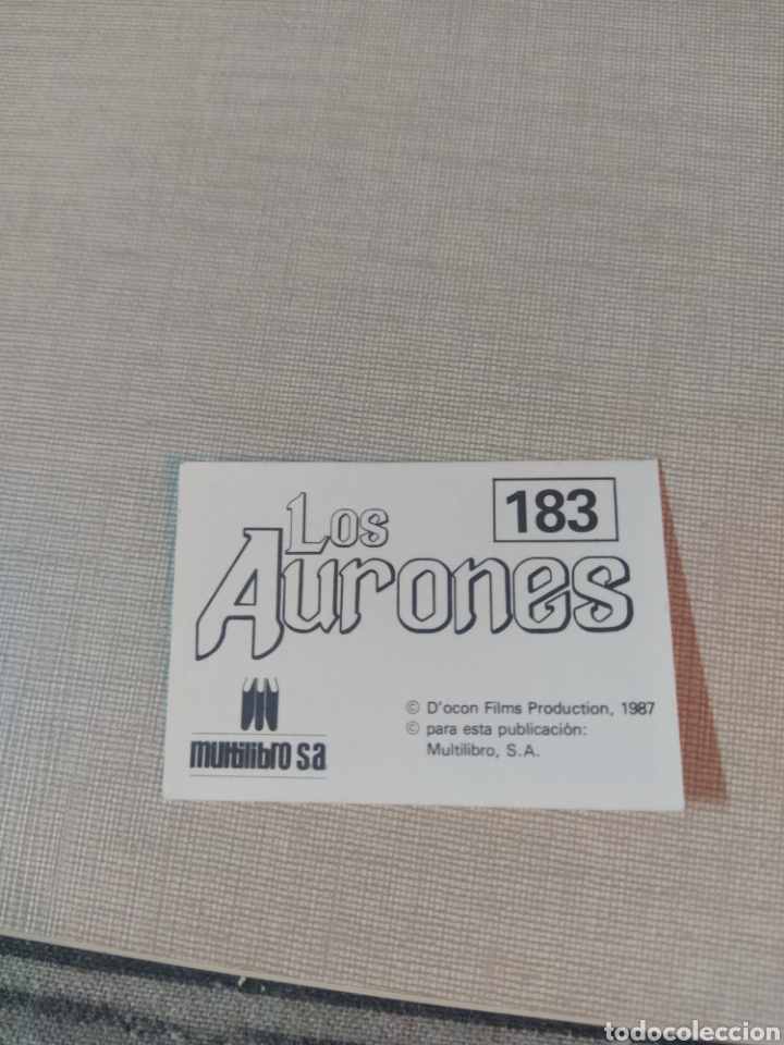 Coleccionismo cromos antiguos: Cromo los aurones multilibro N&deg;183 - Foto 2