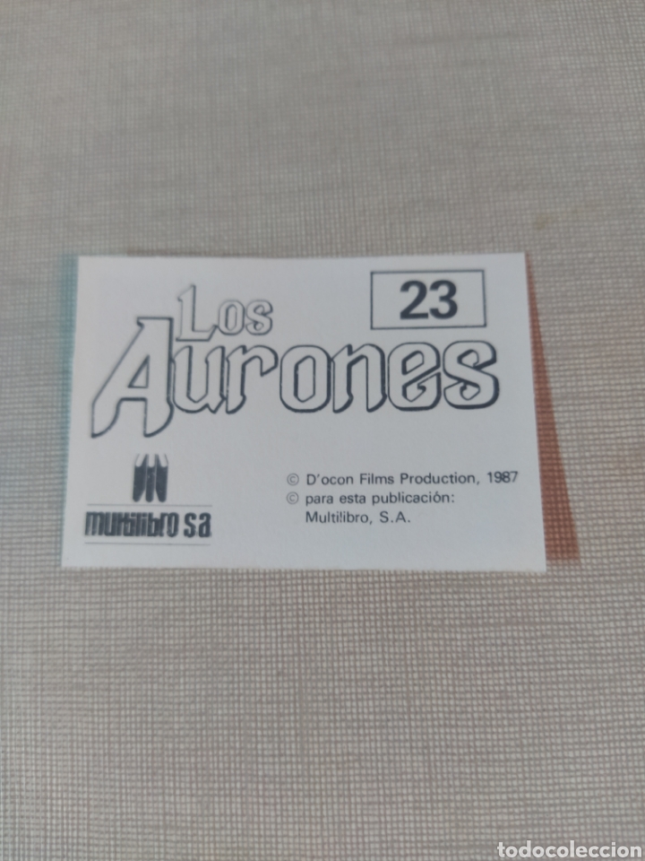 Coleccionismo cromos antiguos: Cromo los aurones multilibro N&deg;23 - Foto 2