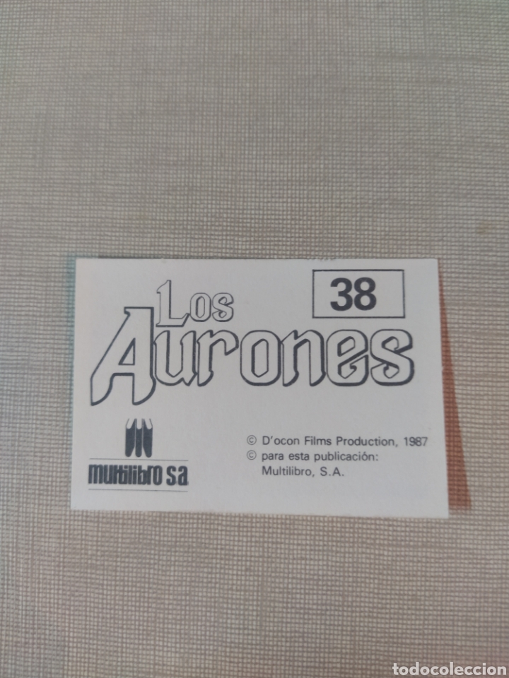 Coleccionismo cromos antiguos: Cromo los aurones multilibro N&deg;38 - Foto 2