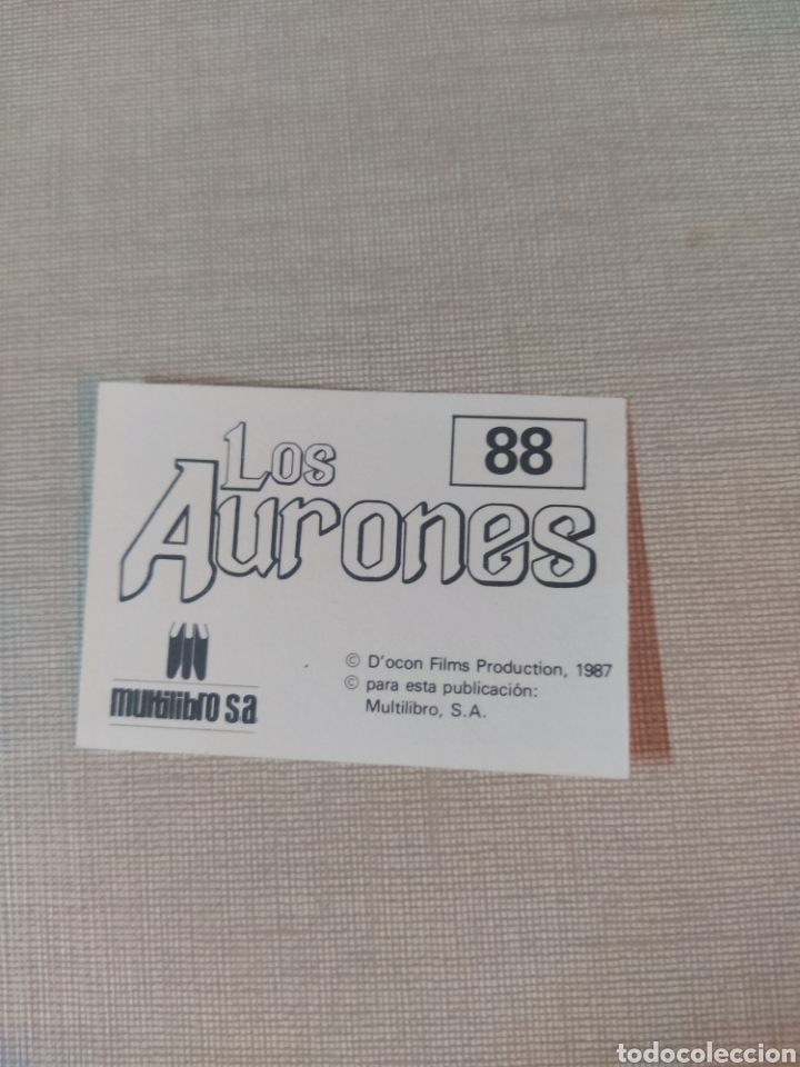 Coleccionismo cromos antiguos: Cromo los aurones multilibro N&deg;88 - Foto 2