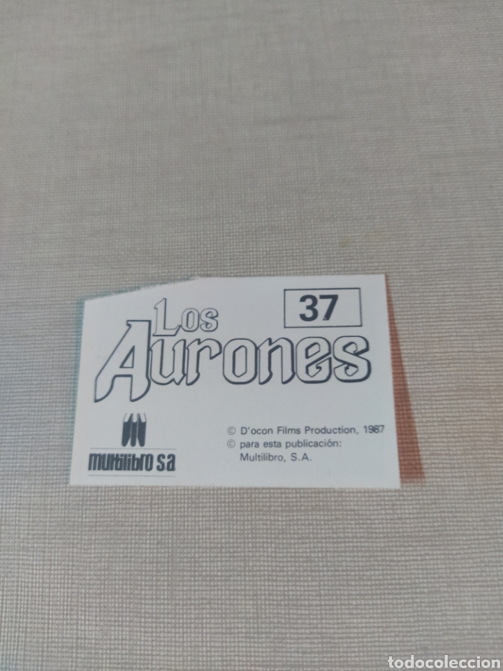 Coleccionismo cromos antiguos: Cromo los aurones multilibro N&deg;37 - Foto 2