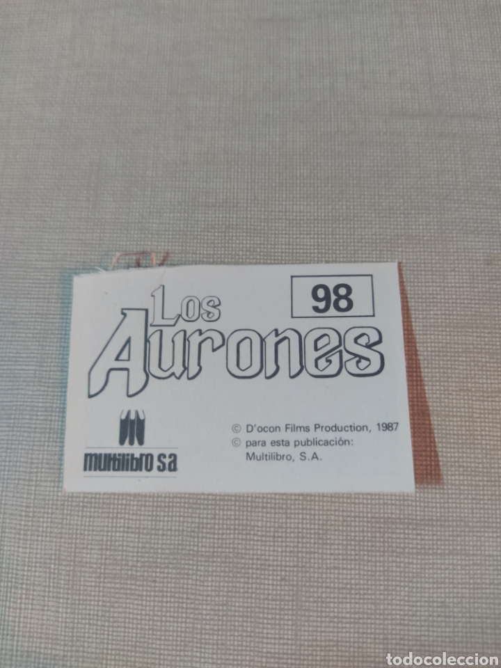 Coleccionismo cromos antiguos: Cromo los aurones multilibro N&deg;98 - Foto 2