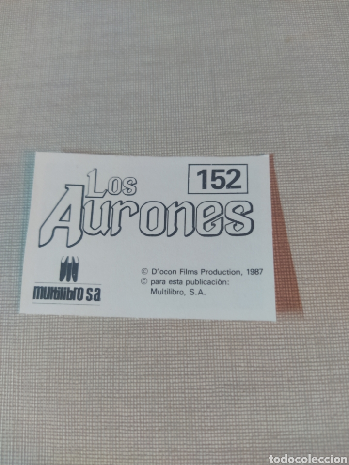 Coleccionismo cromos antiguos: Cromo los aurones multilibro N&deg;152 - Foto 2