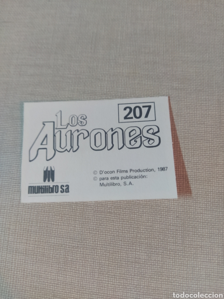 Coleccionismo cromos antiguos: Cromo los aurones multilibro N&deg;207 - Foto 2