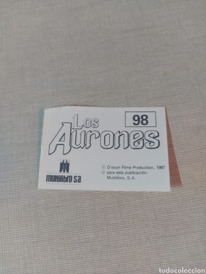 Coleccionismo cromos antiguos: Cromo los aurones multilibro N&deg;98 - Foto 2