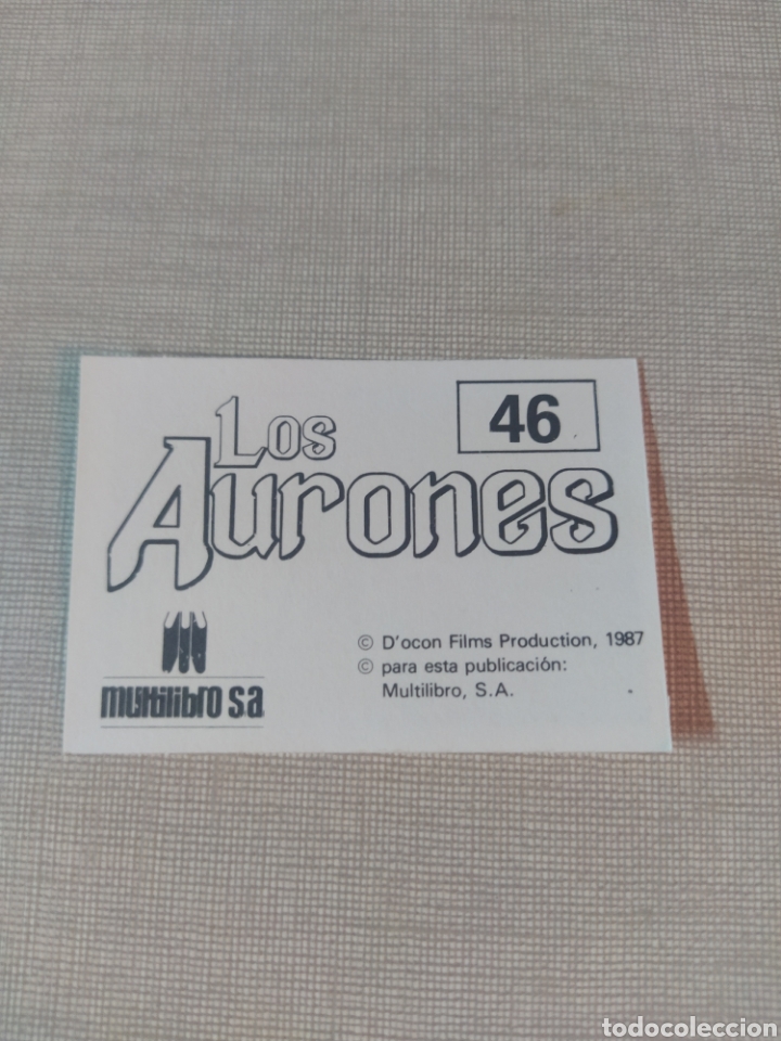 Coleccionismo cromos antiguos: Cromo los aurones multilibro N&deg;46 - Foto 2