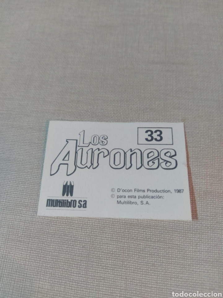 Coleccionismo cromos antiguos: Cromo los aurones multilibro N&deg;33 - Foto 2