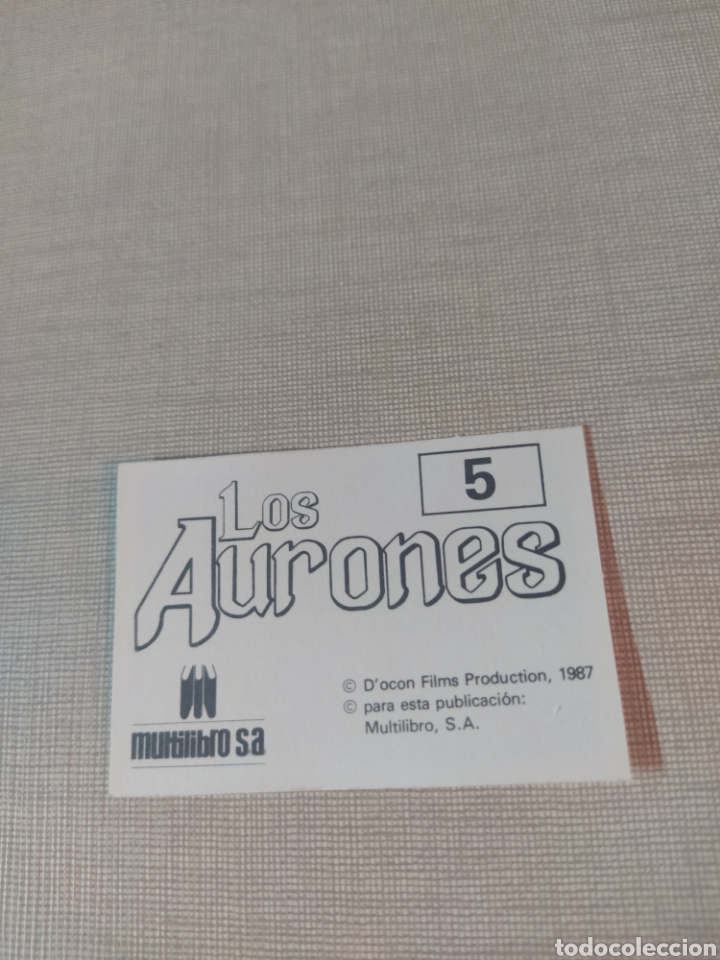 Coleccionismo cromos antiguos: Cromo los aurones multilibro N&deg;5 - Foto 2