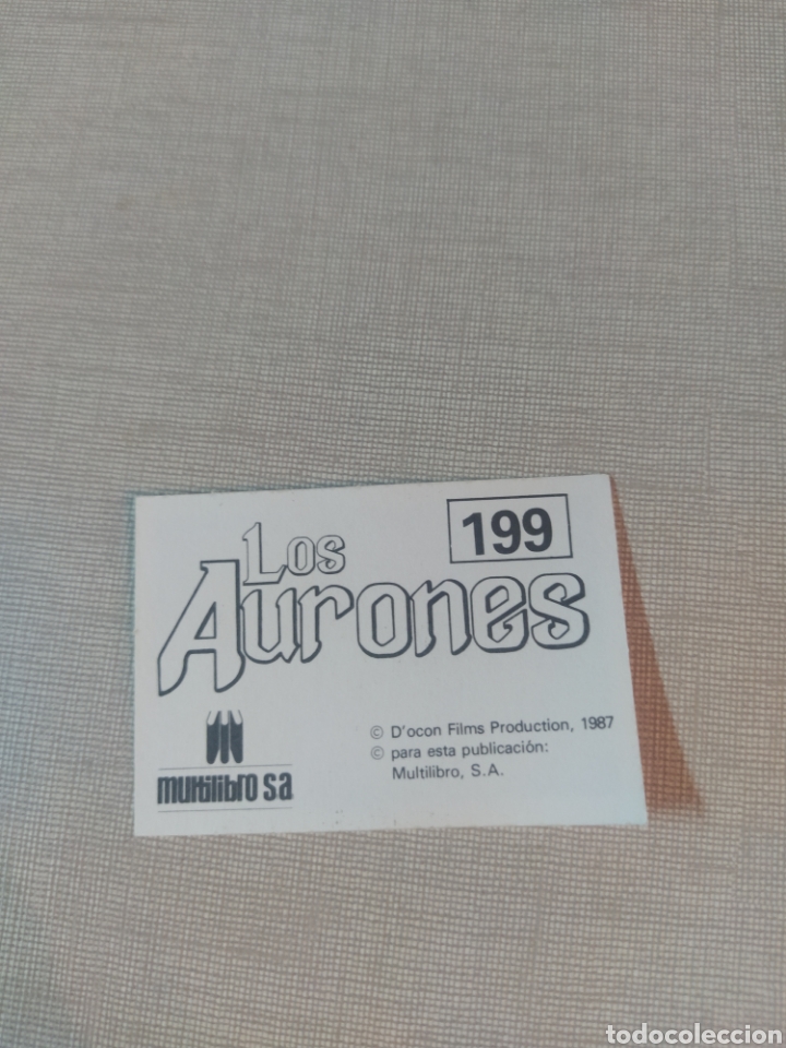Coleccionismo cromos antiguos: Cromo los aurones multilibro N&deg;199 - Foto 2